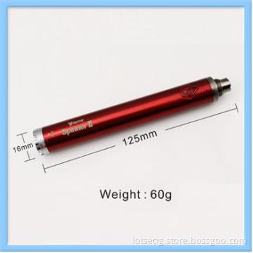2014 New Design Ecigs Batteries Mod Hot Sale Vision 2 Spinner Battery Single Kit with 1600 mAh Huge Power Nice Feel Most Popular with Smokers